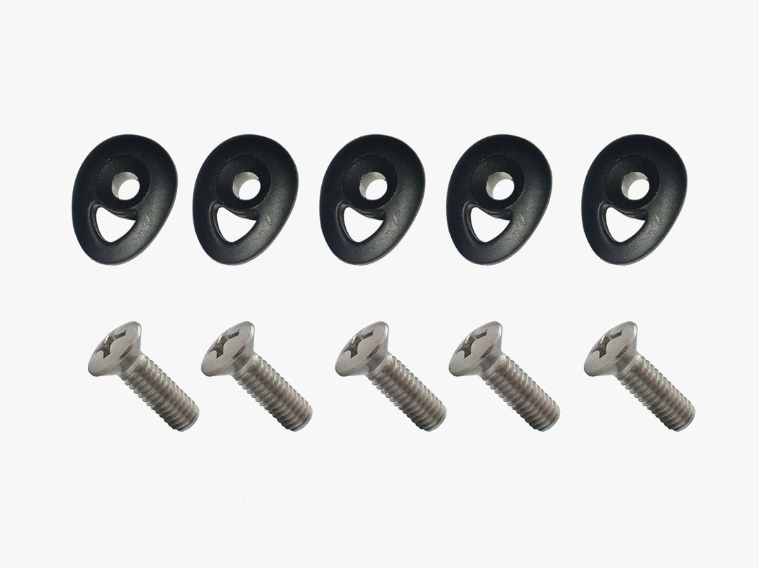 Deckfitting no. 4 + screw 5pcs pkg